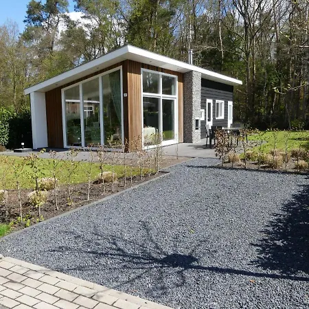 Modern Chalet With Outdoor Fireplace At The Forest * Oldebroek